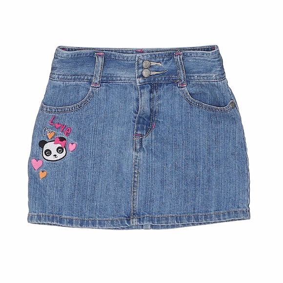 Jupe Denim à Franges Gymboree Taille 7 Fille - Neuve Avec étiquettes, Style Vintage Copa Cabana